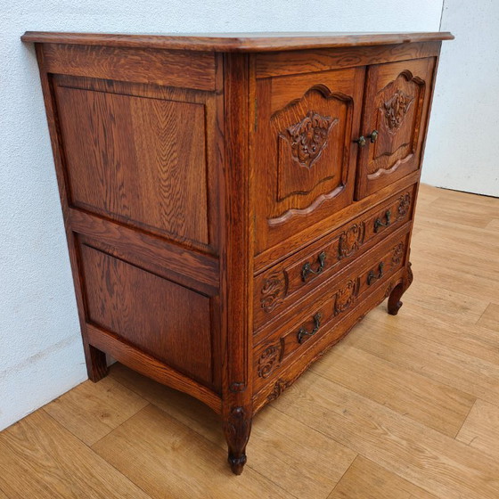 Image 1 of Cassettiera vintage Queen Ann, mobile bar, mobile hi-fi, cassettiera