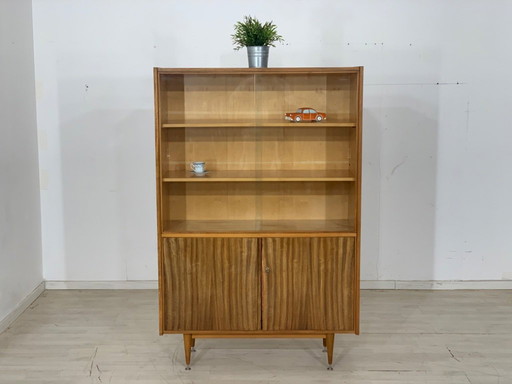 Mid century Highboard Vitrine Geschirrschrank Schrank Vintage