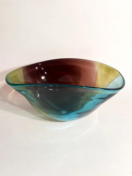 Centrotavola multicolore in vetro di Murano anni '80 – decoratieve objecten, Murano Glass (photo 2 of 10)