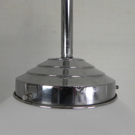 Image 1 of Lampe suspendue Art Déco avec ampoule blanche, années 1930