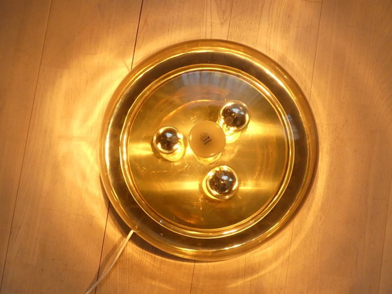 Kaiser Ceiling Light Plafonier Sconce Smoked Glass Brass – Kaiser Leuchten (photo 8 of 18)