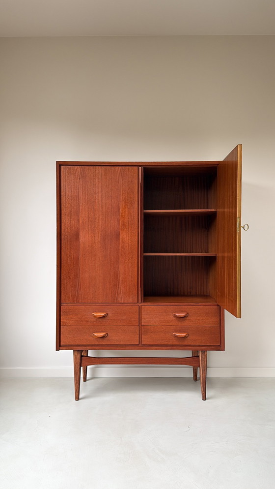 Image 1 of Vintage teak wooden high board