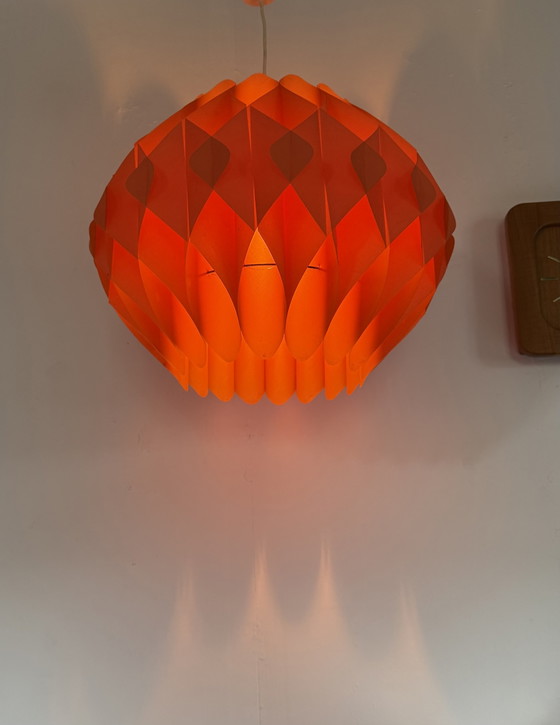 Image 1 of Vintage XL butterfly pendant lamp ‘60
