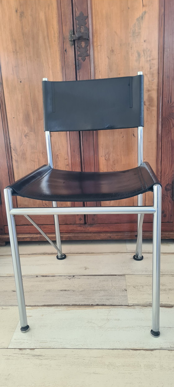 Image 1 of Comfortabele Arnold Merckx eetkamerstoelen 