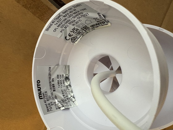 Image 1 of Muuto Strand Open Pendelleuchte, weiß, 40 cm, neu in Originalverpackung