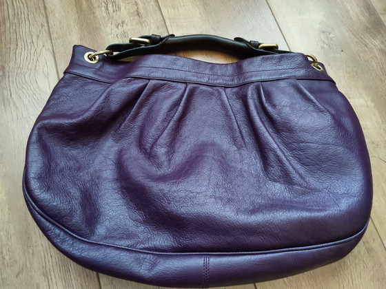 Mulberry Bag Purple Leather Mitzy East Hobo – Shoulder bags, Metal (photo 2 of 9)