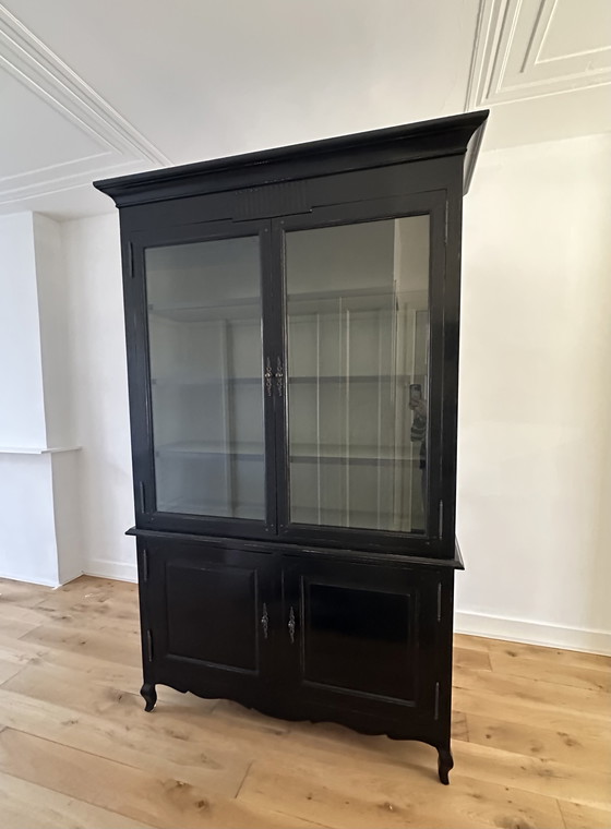 Image 1 of Vintage black sideboard