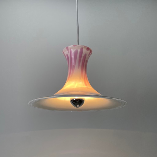 Mandarijn Hanglamp Door Michael Bang Voor Holmegaard 1980