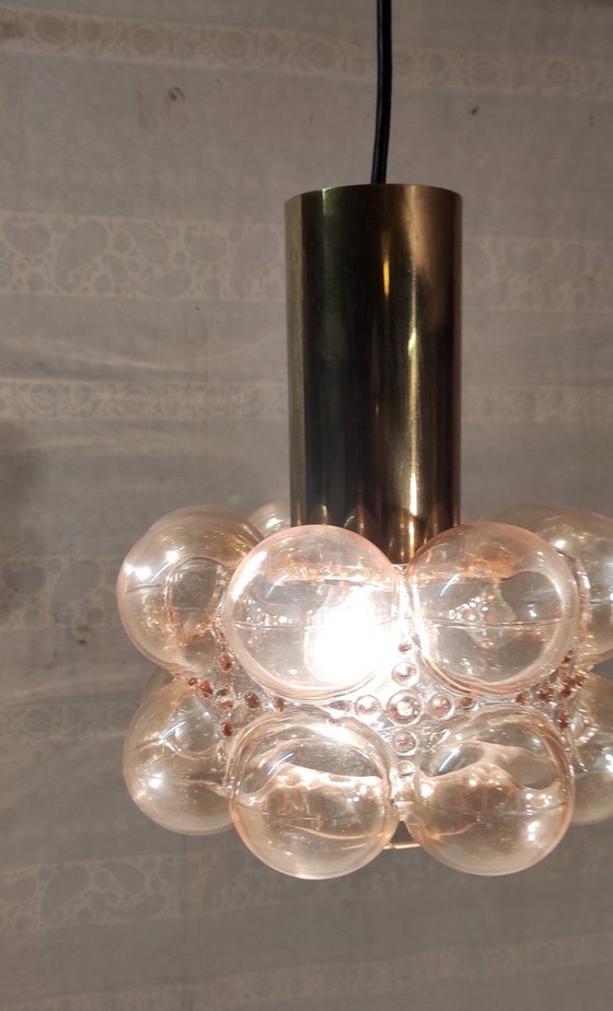 Image 1 of Bubble-Pendelleuchte von Helena Tynell für Limburg – 1960er/70er Jahre