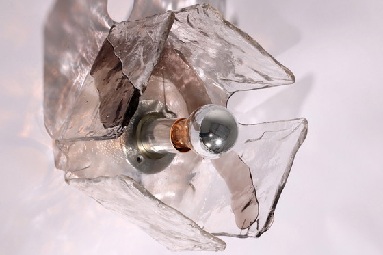 Image 1 of Lampe murale Carlo Nason en verre de Murano pour Kalmar, Autriche, années 1960