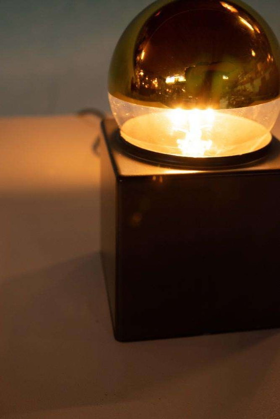 Image 1 of Lampada cubica spaziale Philips, luce minimalista cubica anni '70