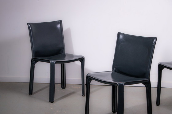 Image 1 of Sedie laterali Cab 412 Progettate da Mario Bellini per Cassina.