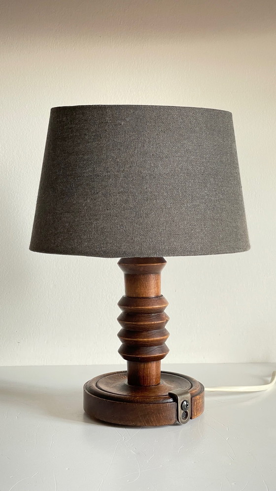 Image 1 of  Lampe Esprit Scandinave Façon Charles Dudouyt Vintage