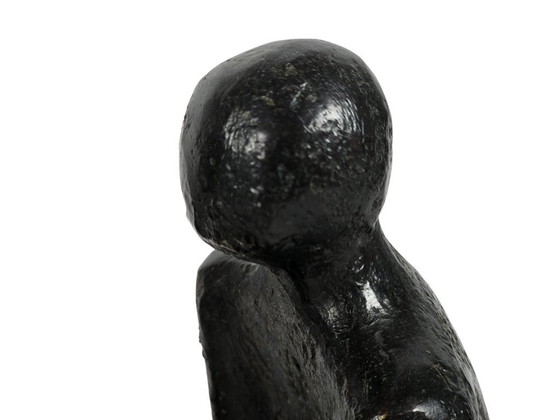 Image 1 of Design olandese - Rijkel Dijkstra - Bronzo - "2 persone in una buona conversazione" - anni '80