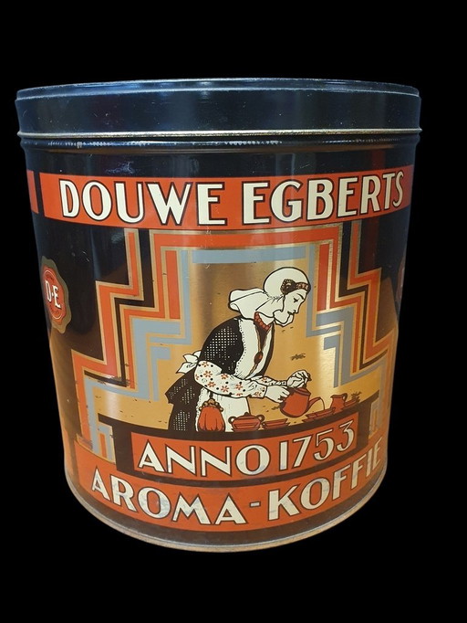 2006 Vintage Groot Koffieblik D.E. Douwe Egberts