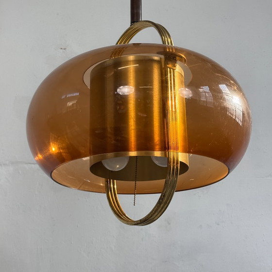 Image 1 of Lampe suspendue Temde Leuchten, années 1970 – Design suisse/allemand
