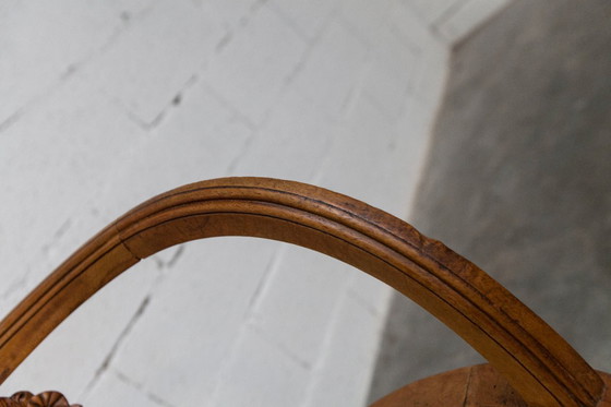 Image 1 of Vintage Louis XVI style chair – Cane seat, lyre-shaped back