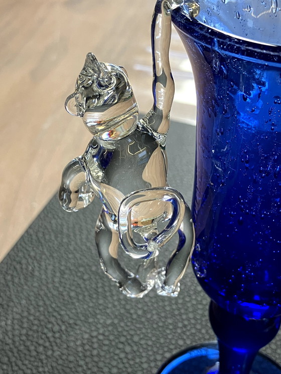 Image 1 of Monkey(You) For Hanging On Glass Own Design And Creation Glass Blowing