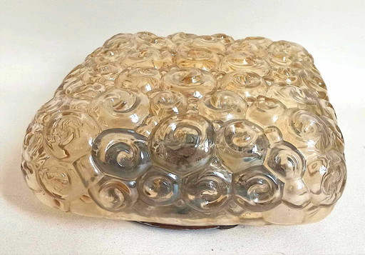 Plafonnier Helena Tynell escargot Années 60 Largeur 23 cm