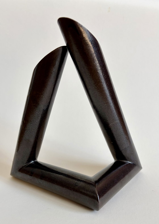 Postmoderne Studiokeramiek Sculptuur / Dubbele Vaas van Ernst Häusermann (Zwitserland) – Glaskunst, Ceramic (photo 2 of 7)
