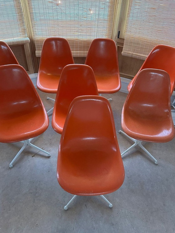 Image 1 of Chaises Charles & Ray Eames, ancienne version Herman Miller La Fonda