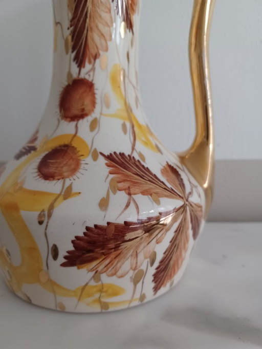 Dekorative Vintage-Vase von Hubert Bequet (Belgien, 1950er Jahre)