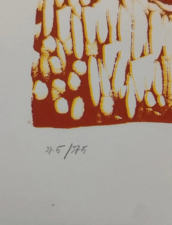 Baudelaire, La sainte jeunesse: Complete folder with linoleum by Carla Tolomeo ex. 75/75, 63x45 cm (photo 6 of 15)