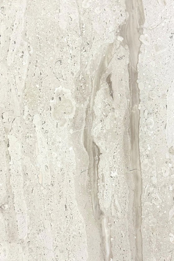 Image 1 of 🏛️Conjunto de mesas auxiliares modulares hechas de travertino macizo (años 70/80)