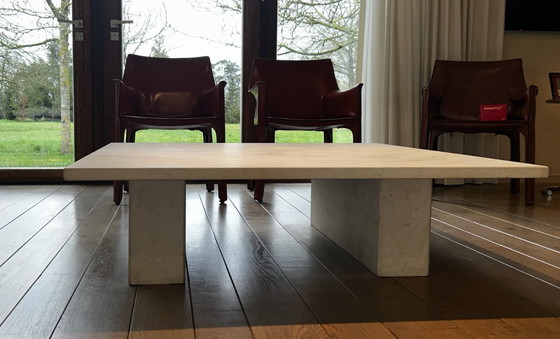 Image 1 of Couchtisch aus Travertin, Sonderanfertigung