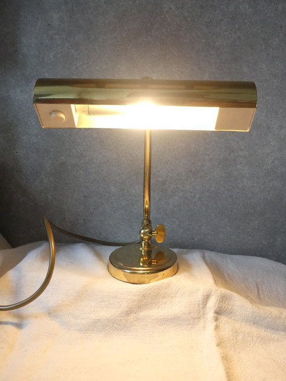 Image 1 of Pianolamp Jahn Classic Brass jaren 50 UK1aeb