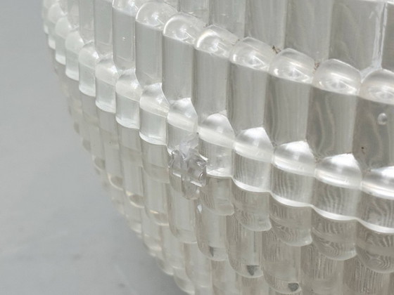 Image 1 of Rara lampada a sospensione con decorazioni a rilievo a bolle, anni '70.