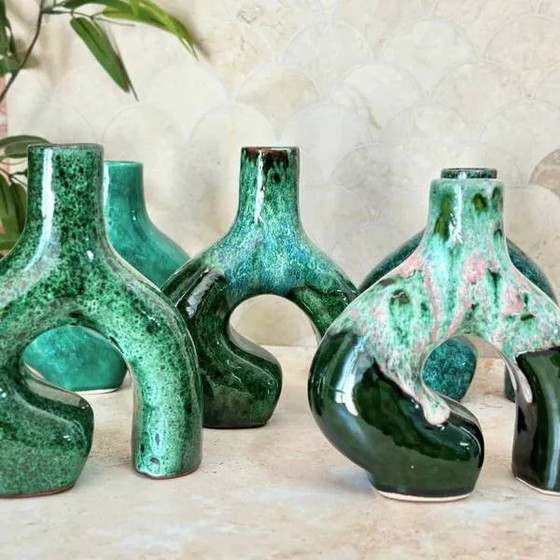 Vase Adal mini verni – Porcelaine, Modern (photo 6 of 7)