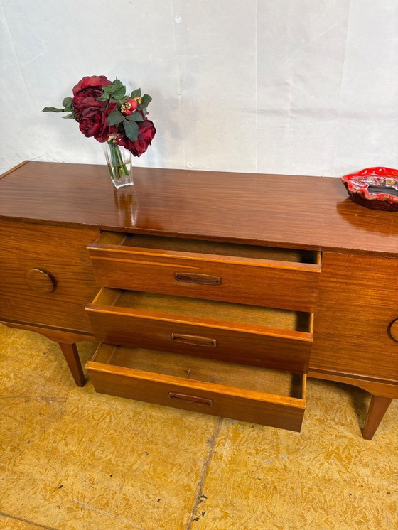 Image 1 of Mid Century Retro Teak Sideboard by Beautility (Circa 1960)  A stunning mid century modern teak sideboard by Beautility