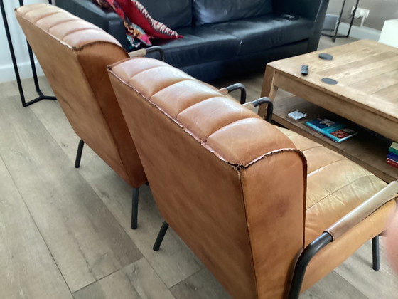 Image 1 of 2 poltrone in pelle in vendita