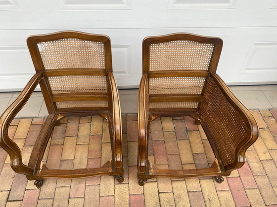 Set of Antique Italian Lounge Chairs, 1920s – Chairs and lounge chairs, Italian Design (photo 8 of 10)