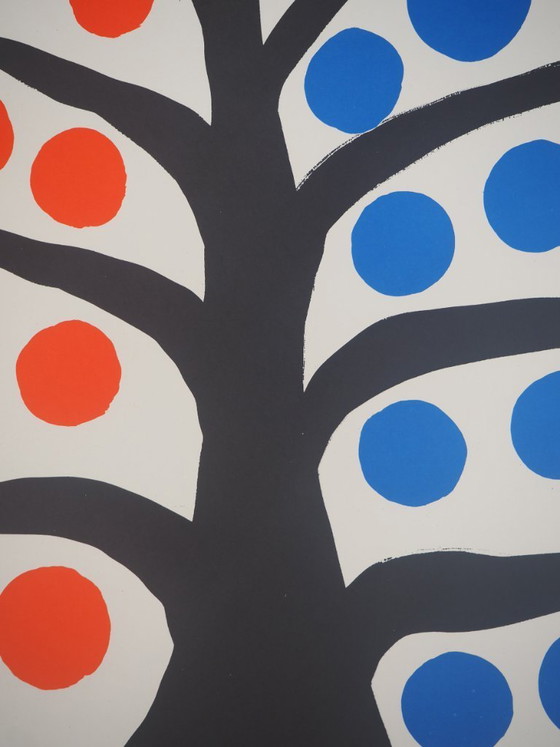 Alexander Calder : Arbre Heureux, Affiche en Lithographie Originale Signée – Paper (photo 5 of 6)