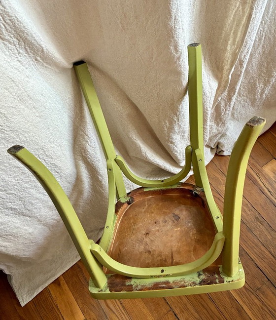 Vintage Baumann Bistro Stoel Opgeknapt – Eetkamerstoelen, Wood (photo 10 of 10)