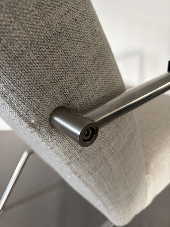 Fauteuil design, sans marque – Metal, Textile (photo 3 of 6)