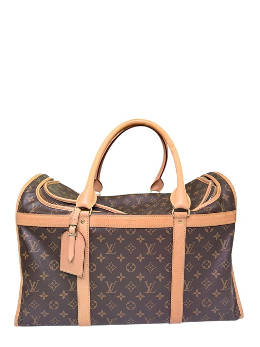 Louis Vuitton reistas met hondenmotief