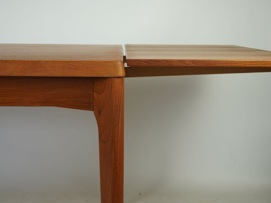Image 1 of Teak dining table by Henning Kjærnulf for Vejle Stølefabrik, 1960s