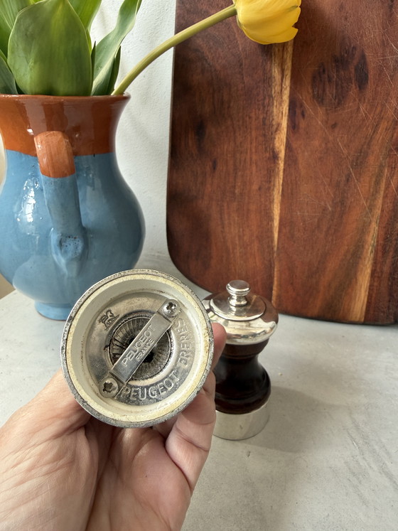 Image 1 of Juego de molinillos de sal y pimienta Peugeot Palace – plateado – modelo Z (10 cm)