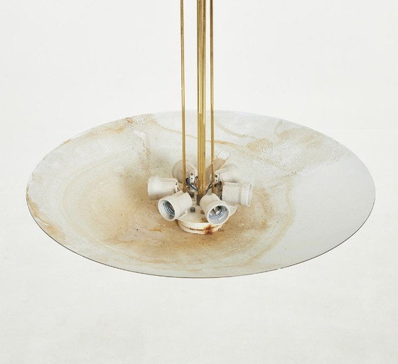 J.T. Kalmar Brass Ceiling light / Vintage / 1970s (photo 3 of 5)