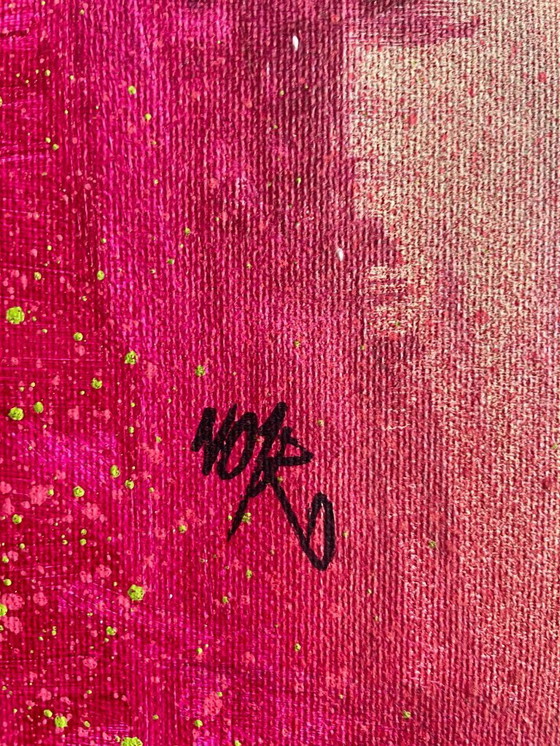 Image 1 of NO1R - Give me the green light -Artist canvas