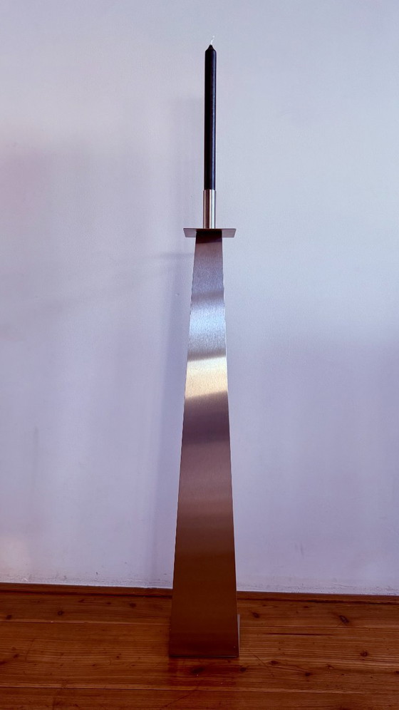 Floor Candle Holder by Studio van Eldik, Follega – rvs (photo 5 of 10)
