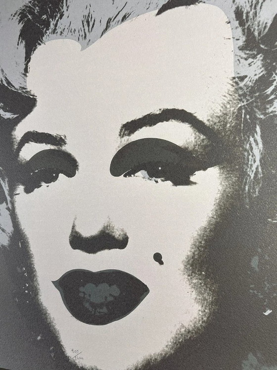 Image 1 of Litografía "Marilyn Monroe" del Museo de Arte Carnegie de 1986, basada en Andy Warhol
