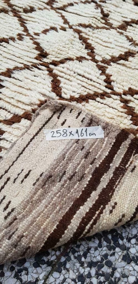 Image 1 of Handgeknoopt Berber tapijt wol 258x161cm
