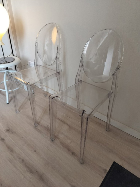 Image 1 of 2x Kartell Victoria Ghost Phillipe Stark