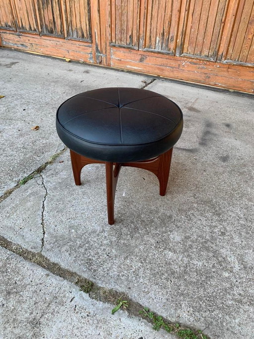 Otomana danesa Mid-Century en teca de Kofod Larsen para G-Plan, años 60