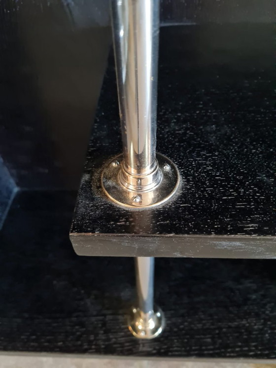 Image 1 of Functionalist Sideboard / Bookcase with Shelves, Czechoslovakia, 1930s