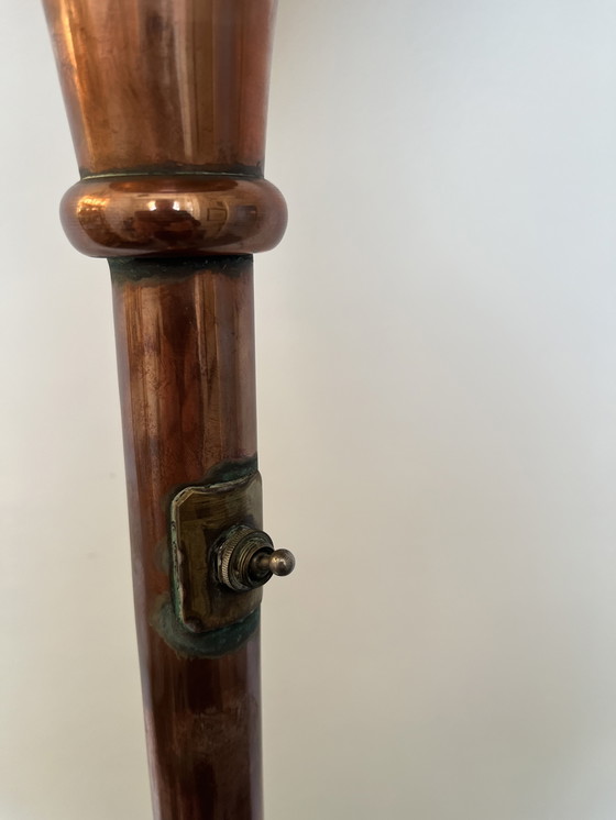 Image 1 of vloerlamp messing